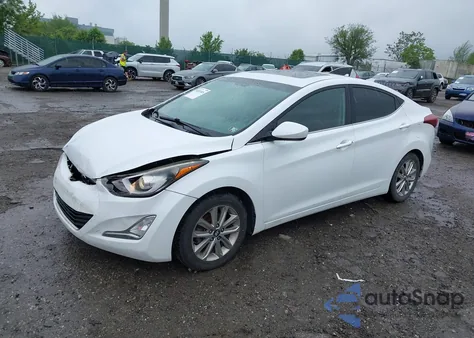 2015 Hyundai Elantra Se из США, поврежденный, VIN 5NPDH4AEXFH581854